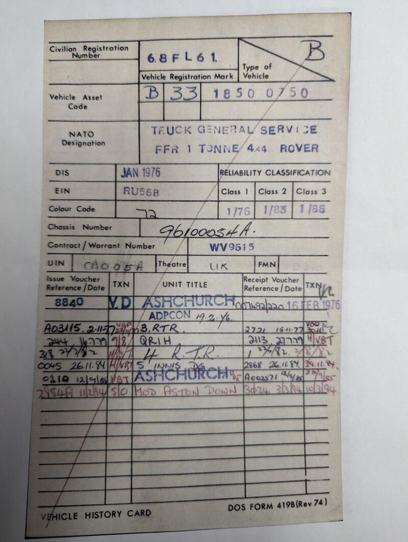 LAND ROVER    101 Forward Control 1976